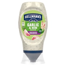 Hellmann's Garlic & Herb Sauce Squeezy 250ml
