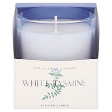 F&F Home Floral Small Candle White Jasmine 185G