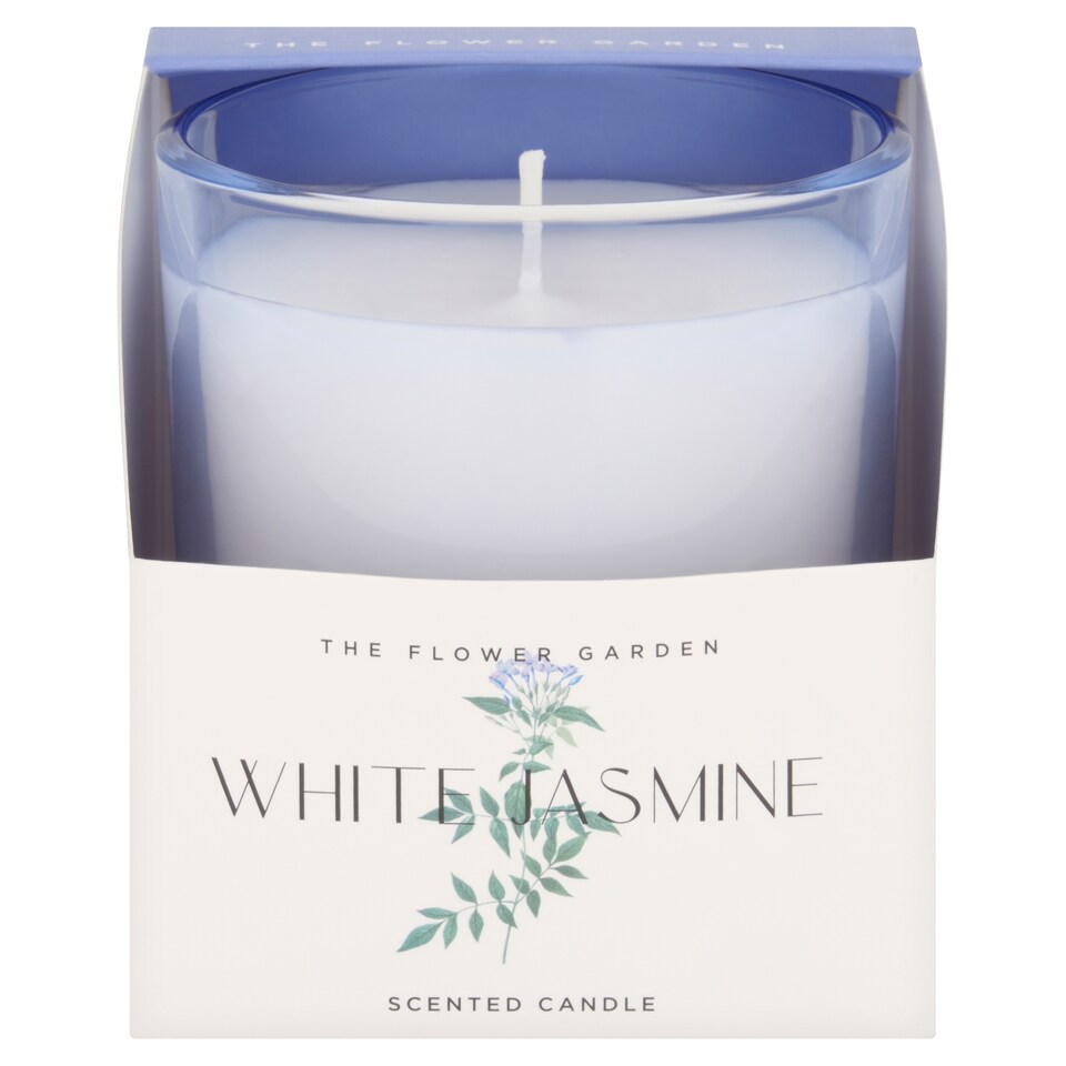F&F Home Floral Small Candle White Jasmine 185G