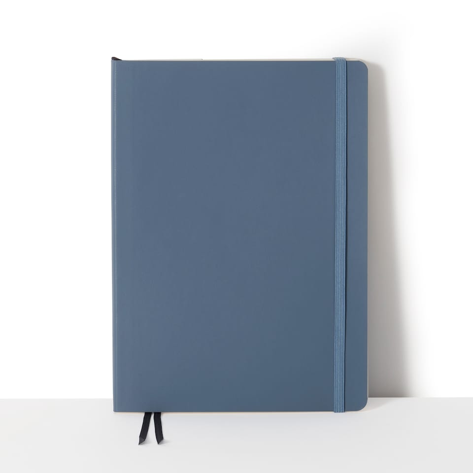 image 1 of Paperchase Agenzio Large Graphite Ruled Notebook