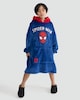 image 1 of Marvel Spider-Man Fleece Pyjama Hoodie in Blue Multi