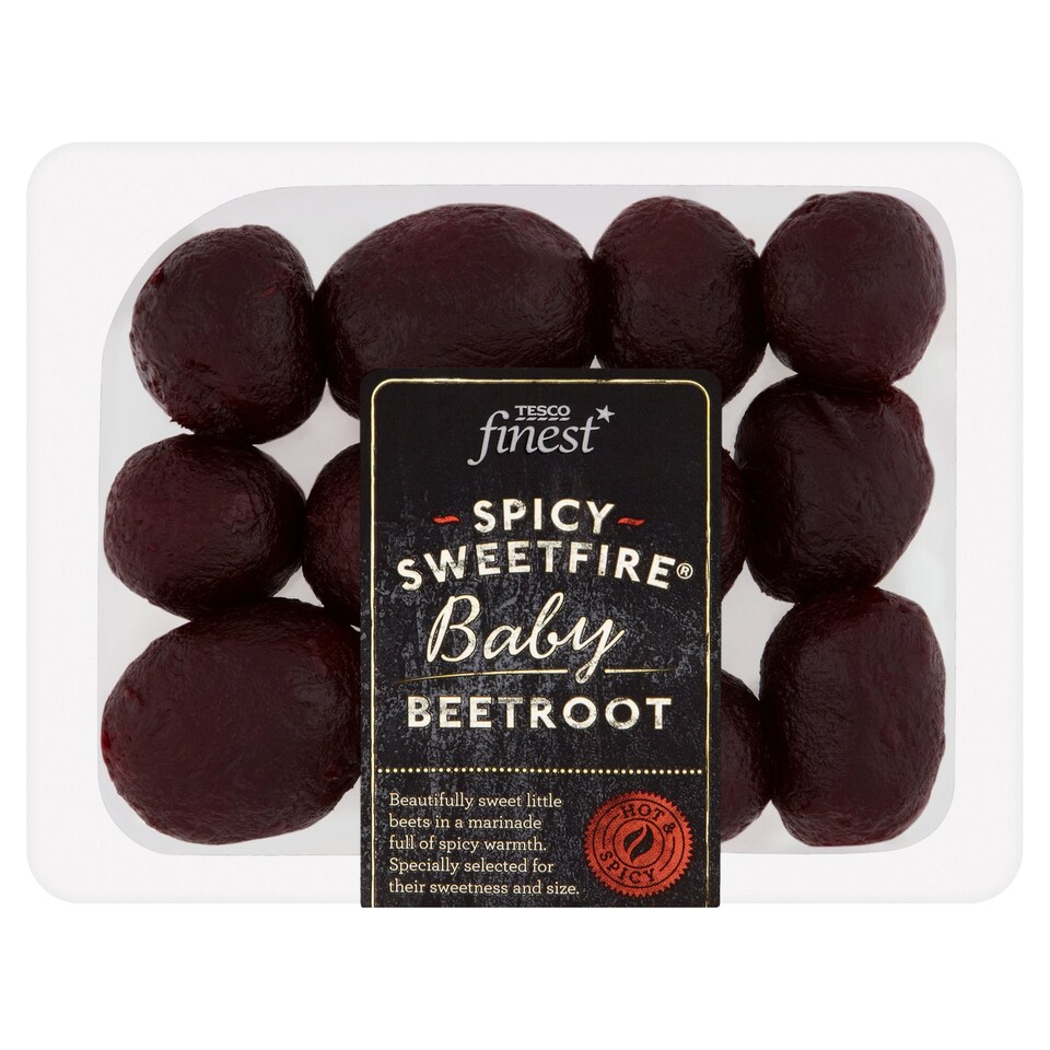 image 1 of Tesco Finest Sweetfire Baby Beetroot 180G