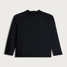 F&F Boys Long Sleeved Rash Vest in Black