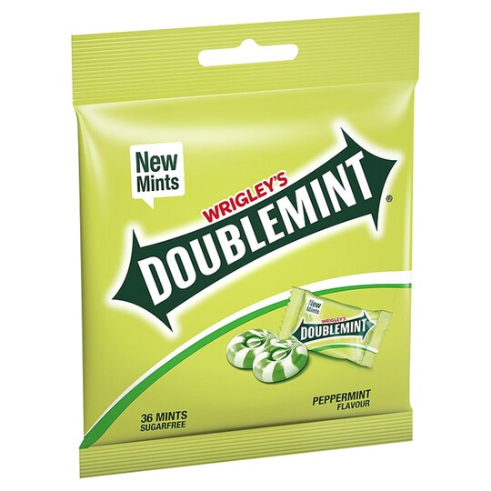 Doublemint Peppermint Mints Bag 115g Tesco Groceries