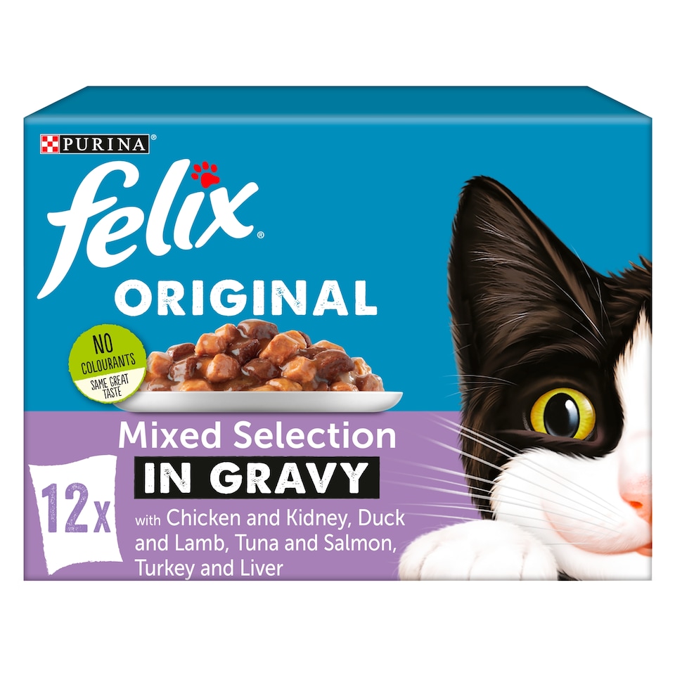 image 1 of Felix Cat Food Mixed Selection In Gravy 12X100g