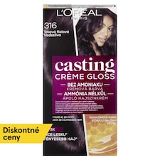 L'Oréal Paris Casting Creme Gloss, semipermanentná farba 316 TMAVÁ FIALOVÁ, 48 +72 +60 ml