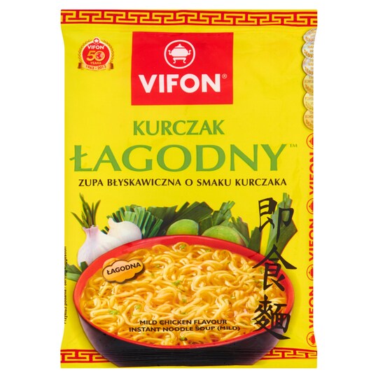 Vifon Chicken Instant Noodle Soup Mild 70G Tesco Groceries