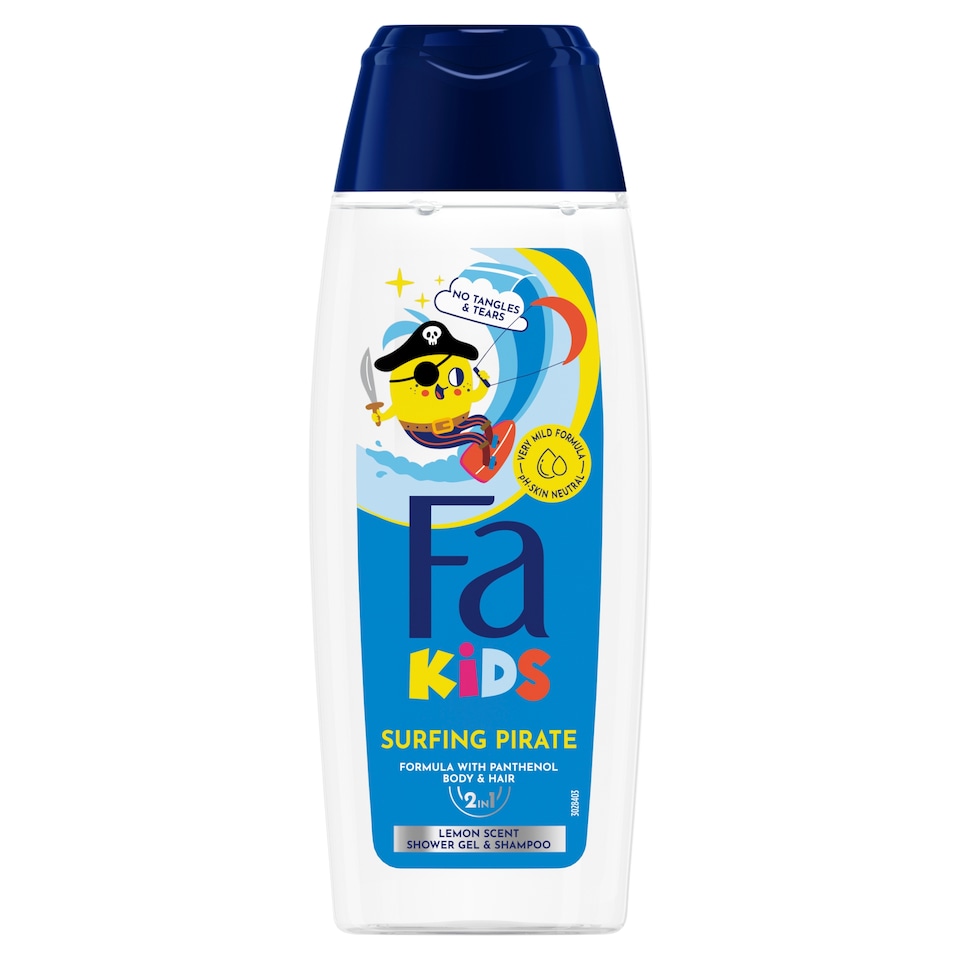 Fa Kids Surfing Pirate sprchový gel a šampon 2v1 250ml