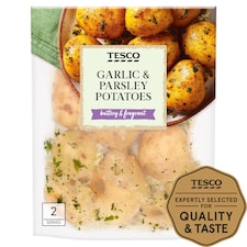Tesco Potatoes With Garlic Butter 360G