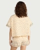 image 3 of F&F Pure Cotton Scarf Print Co-ord Shorts in Cream