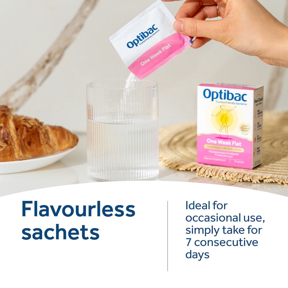 image 1 of Optibac Probiotics One Week Flat - 7 Sachets