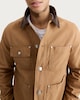 image 1 of F&F Corduroy Collar Button Up Jacket in Camel