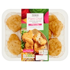 Tesco Plant Chef Crispy No-Chicken Nuggets 180G