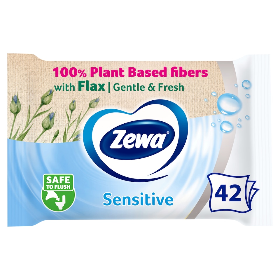 Zewa Sensitive nedves toalettpapír 42 db 1. kép