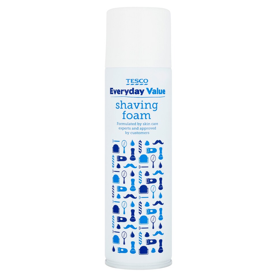 Tesco Every Day Value Shaving Foam 250Ml