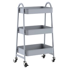 Tesco 3 Tier Trolley Grey