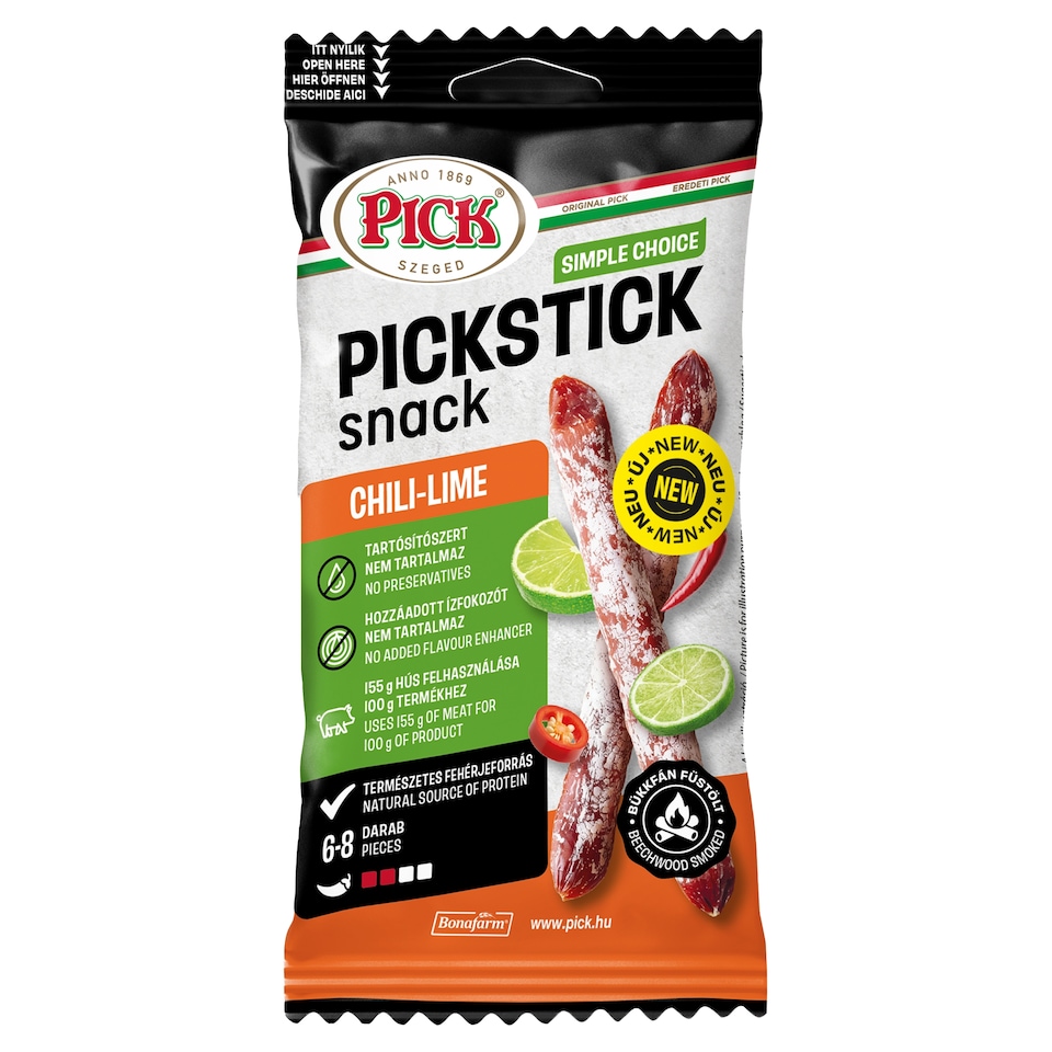 PICK Pickstick Snack chili-lime 60 g