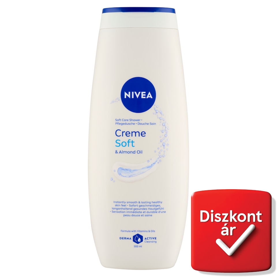 image 1 of NIVEA Creme Soft & Almond Oil Care Shower 500 ml