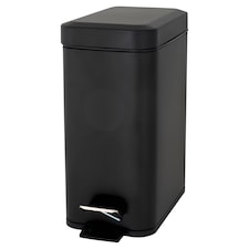 F&F Home Black Slimline 5L Bin