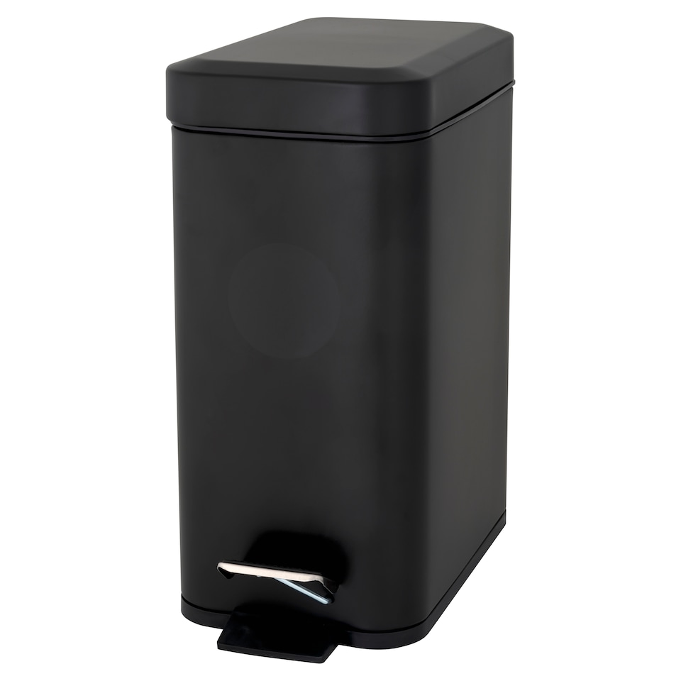 F&F Home Black Slimline 5L Bin