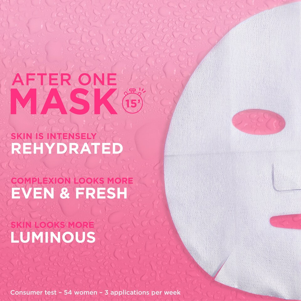image 1 of Garnier Moisture Bomb Sakura Tissue Mask 32G
