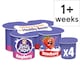 image 1 of Petits Filous Kids Strawberry & Raspberry Yoghurt Big Pots 4 x 85g