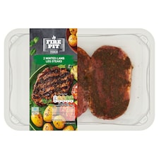 Fire Pit 2 Minted Lamb Leg Steaks 250g