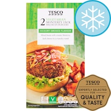 Tesco Monterey Jack Bbq Bean Burger 280G