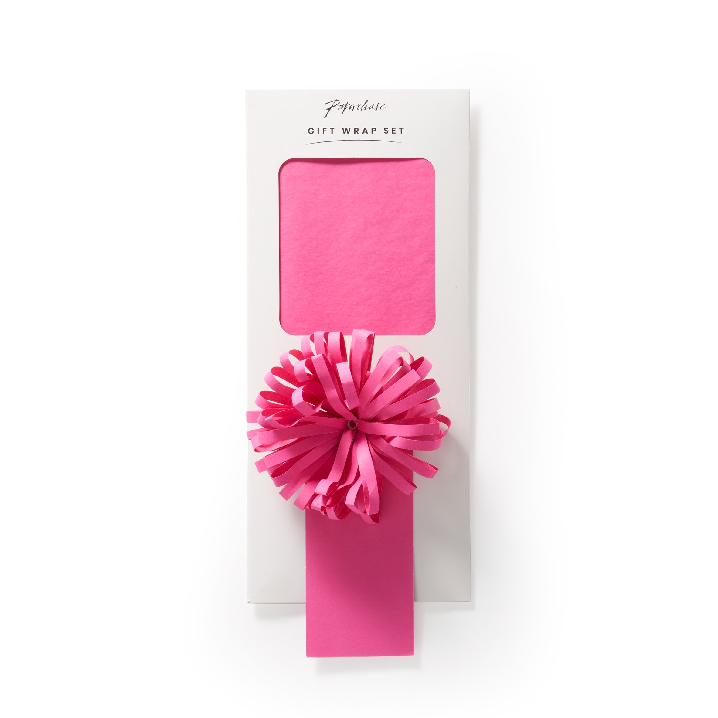 Paperchase Pink Tissue Paper and Bow Gift Wrap Set