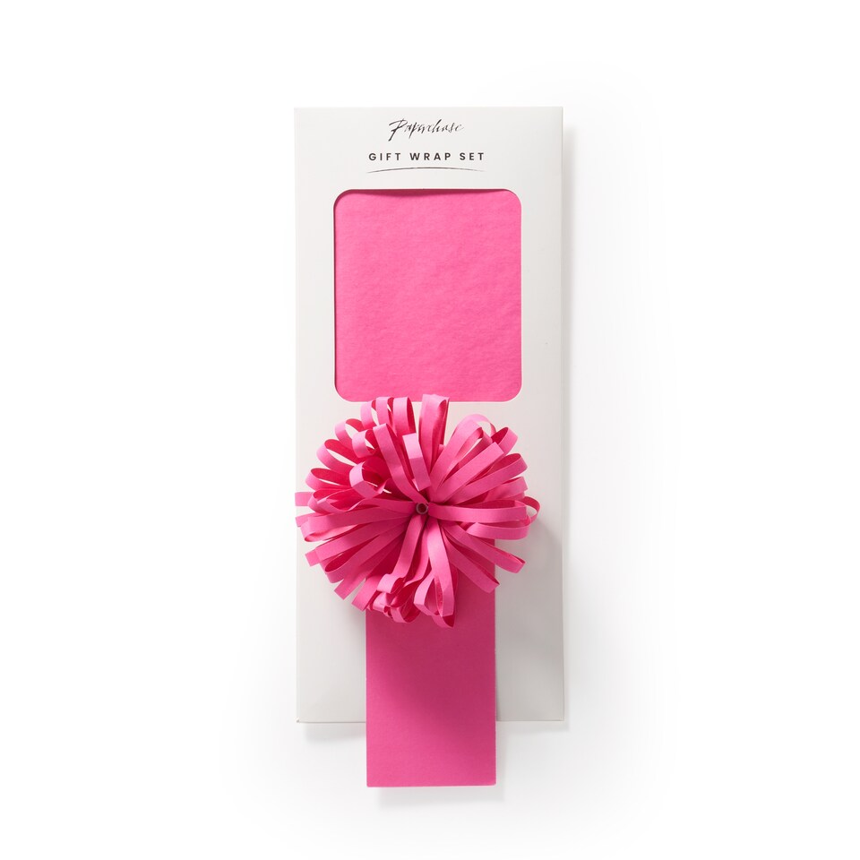 Paperchase Tissue Paper & Bow - Pink