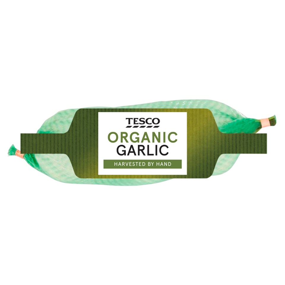 Tesco Organic Garlic 3 Pack