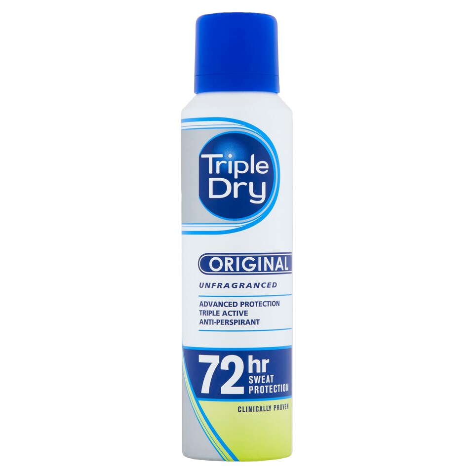 Triple Dry Anti Perspirant Spray 150Ml