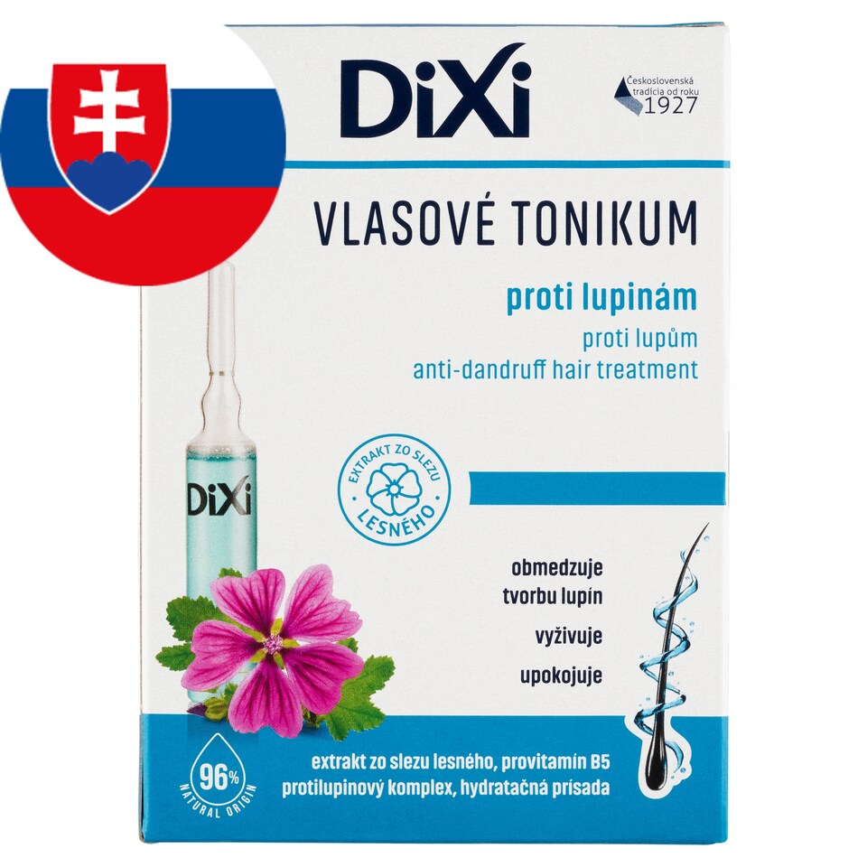 obrázok 1 z Dixi Vlasové tonikum proti lupinám v ampulkách 7 x 10 ml