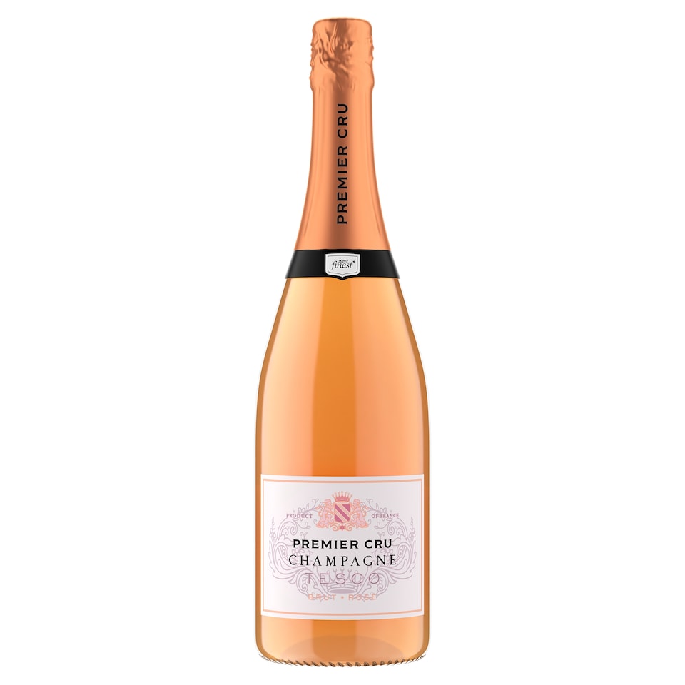 image 1 of Tesco Finest Premier Cru Rose Champagne 75Cl