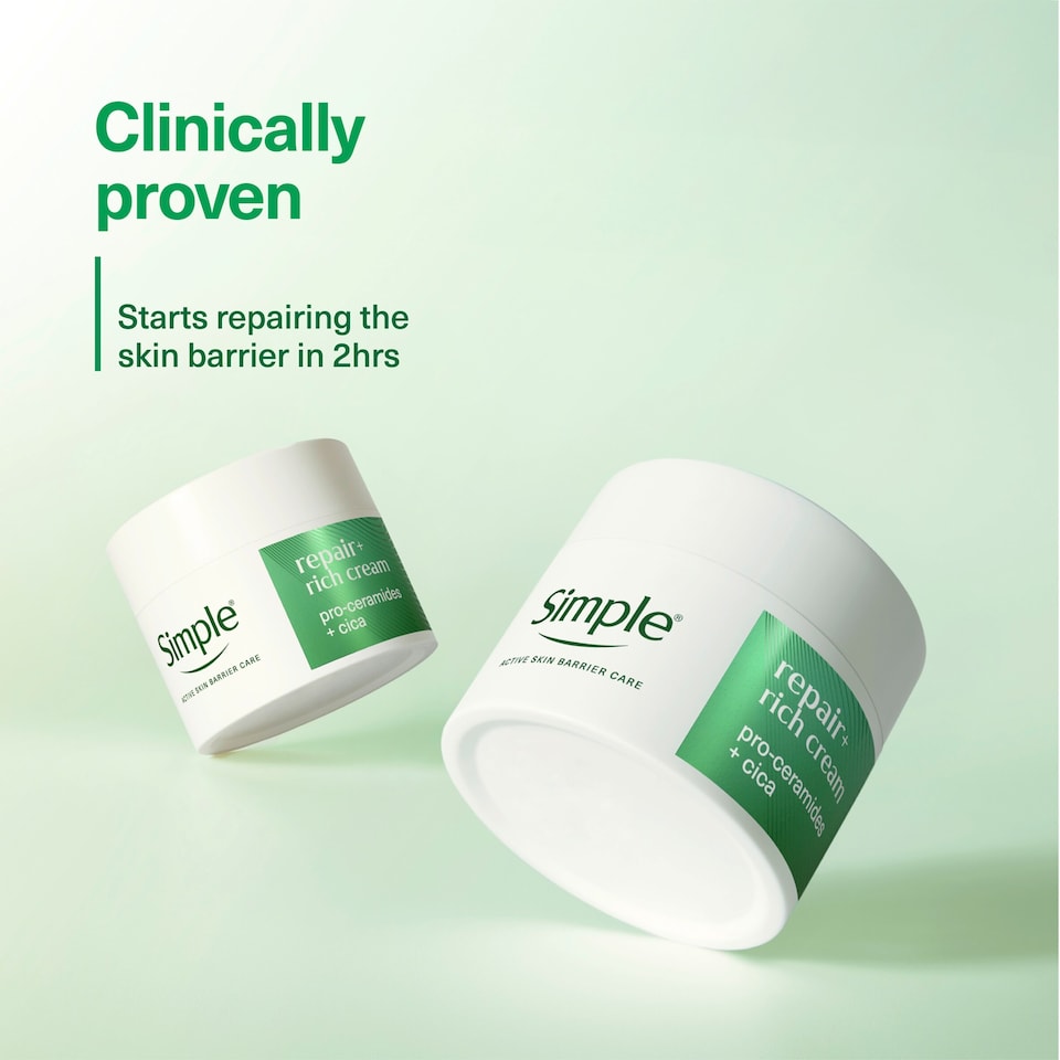 image 1 of Simple Repair+ Rich Face Cream Moisturiser 50ml