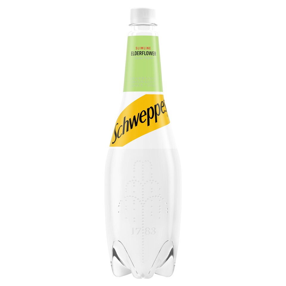 Schweppes Slimline Elderflower Tonic Water 1 Litre