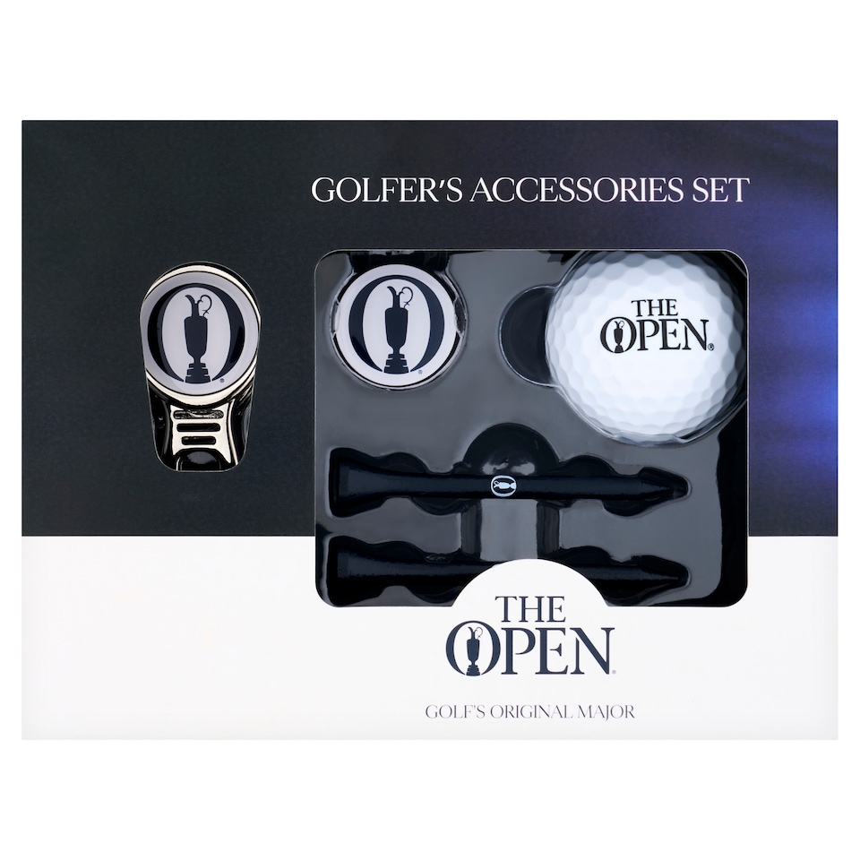 The Open Golf Golfer's Accessories Gift Set
