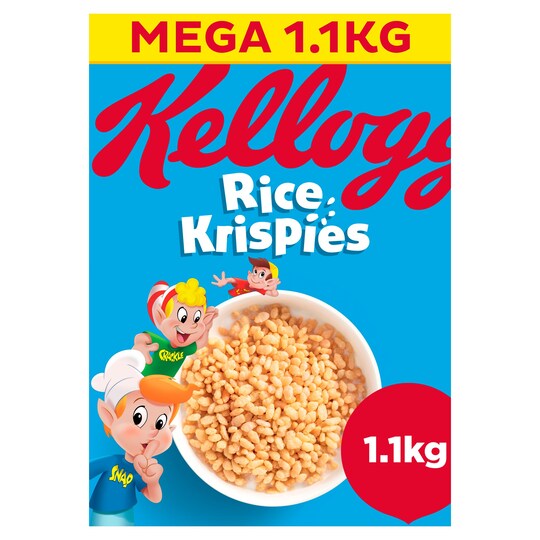 Kelloggs Rice Krispies Cereal 1.1Kg Tesco Groceries