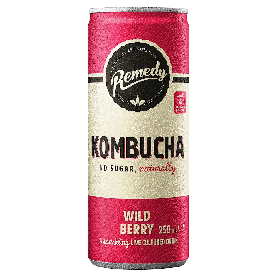 image 1 of Remedy Kombucha - Wild Berry 250ml