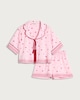 image 4 of F&F CoolEase™ Satin Fruit Print Shirt and Shorts Pyjama Set in Multi Pink