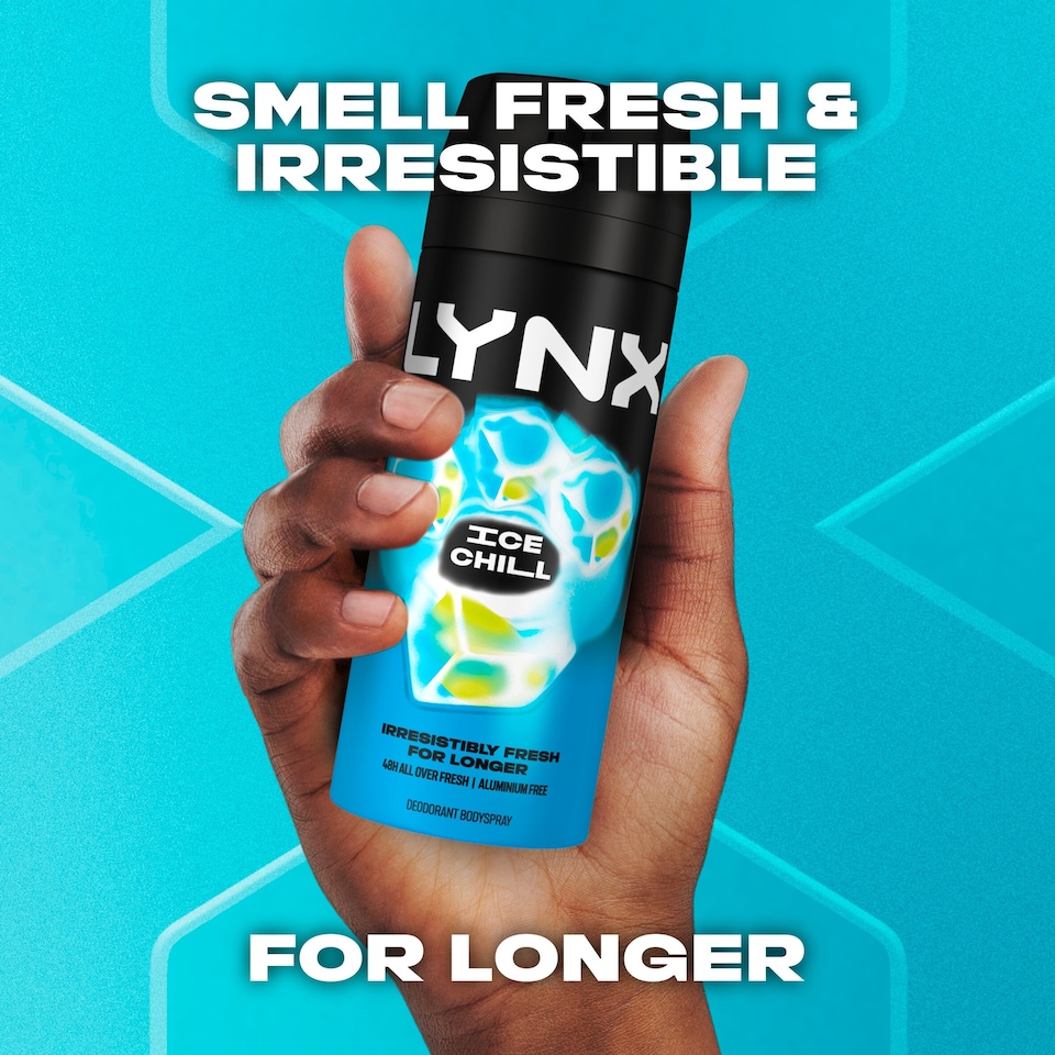 image 1 of Lynx Ice Chill 48h Deodorant Bodyspray for Men 150ml