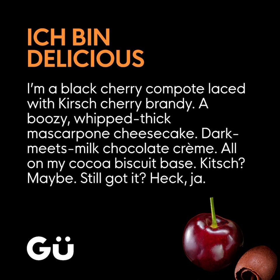 image 1 of Gu Cheesecake - Black Forest 2 x 88g