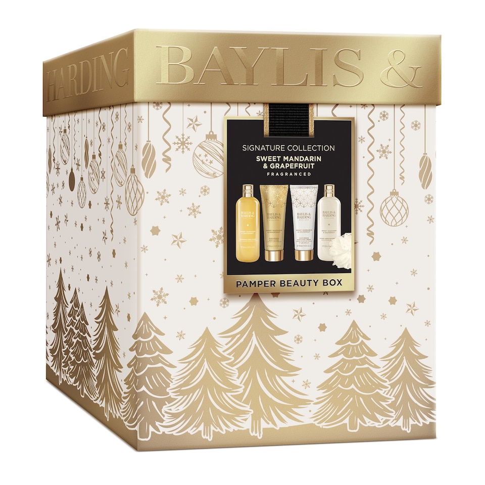 image 1 of Baylis & Harding Sweet Mandarin & Grapefruit Pamper Beauty Box Gift Set