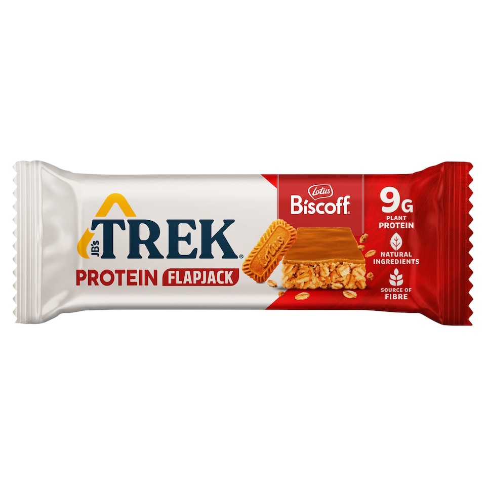 image 1 of Trek Protein Flapjack with Lotus Biscoff 50g
