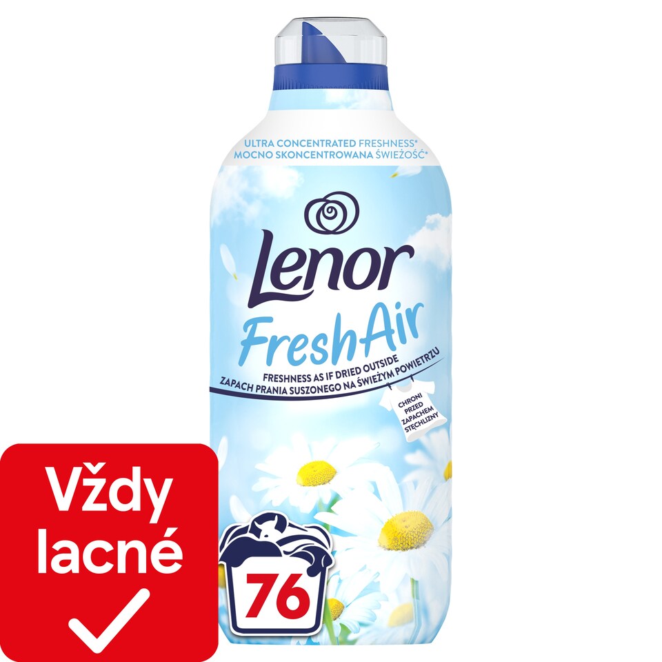 image 1 of Lenor Fresh Air Fabric Conditioner 76 Washes, Sensitive