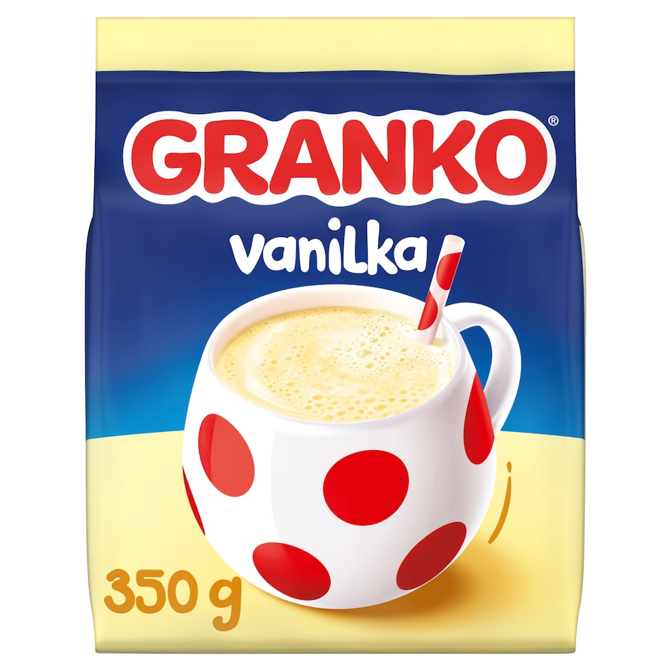 ORION GRANKO Slazená rozpustná směs pro přípravu nápoje s příchutí vanilky 350g