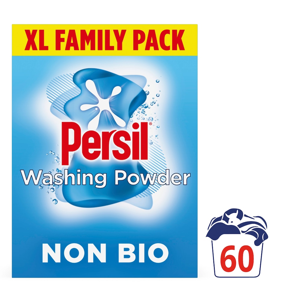 image 1 of Persil Non Biological Washing Powder 60 Wash 3Kg