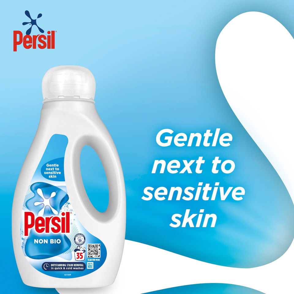 image 1 of Persil Non Bio Laundry Washing Liquid Detergent 35 Washes 945ML