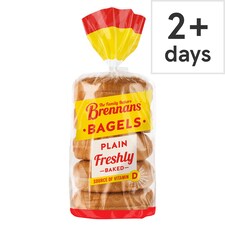 Brennans Plain Bagels 440g