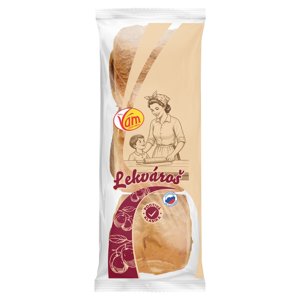 Vamex Lekvároš Šatôčka Pastry with Fruit Filling 3 x 50 g (150 g)